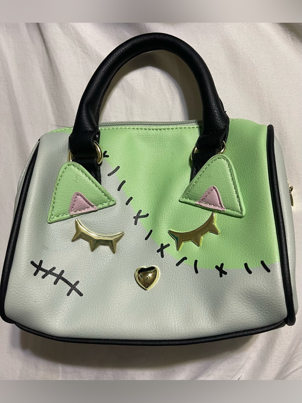 Betsey Johnson Cat Crossbody Bag Frankenstein Kitty Super Cute